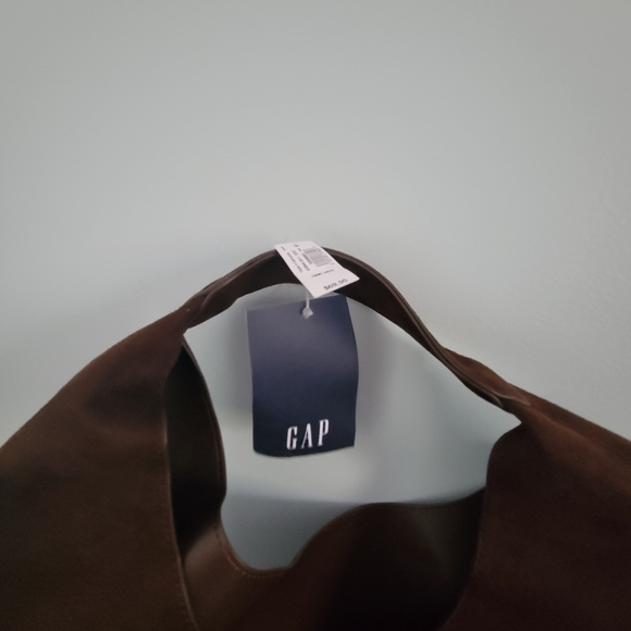 Vegan Suede Slouchy Tote Bag - Picture 6 of 6